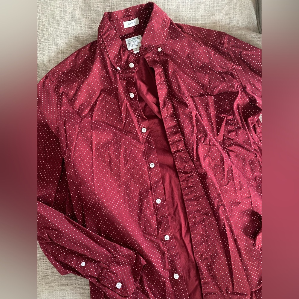 J. CREW Classic Mens Stretch button down